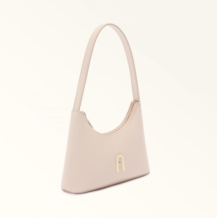 Actual product image Furla diamante mini leather bag color azalea