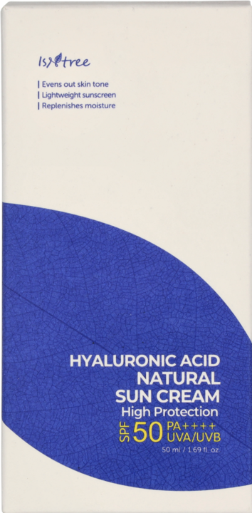 Produktbild Isntree Hyaluronic Acid Natural Sun Cream (Sonnencreme Gesicht, SPF 50+, 50 ml)