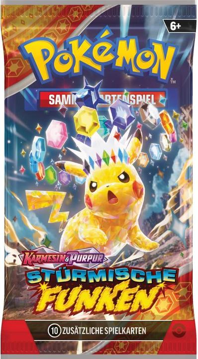 Immagine prodotto Pokémon Stormy Sparks Booster Pack (Tedesco, Pacchetto Booster)