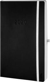 Produktbild Chronoplan CHRONOPLA Black & White Edition 2020 50920Z.20 135x210mm, schwarz, 1W/2S (A5, Weicher Einband, Deutsch)