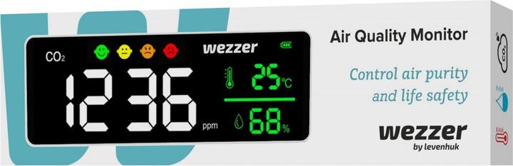 Immagine prodotto Levenhuk Misuratore di qualità dell'aria Wezzer Air MC50