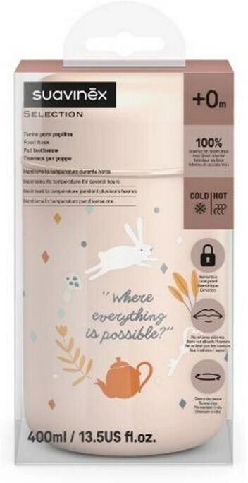 Produktbild Suavinex Nahrungsbehälter Iso 350ml Wonderland - rosa