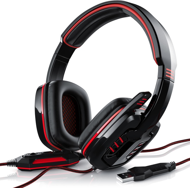 Produktbild CSL Sledgehammer 7.1 USB Gaming Headset (Kabelgebunden)
