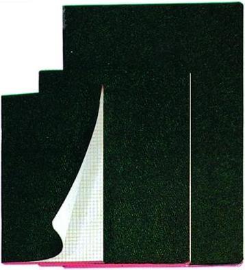 Actual product image Neutral Oilcloth booklet with register 17,5 × 22 cm (17.5 x 22 cm, Checked)