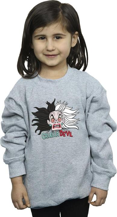 Produktbild Disney 101 Dalmatians Cruella De Vil Crazy Mum Sweatshirt Mädchen (140, 146)