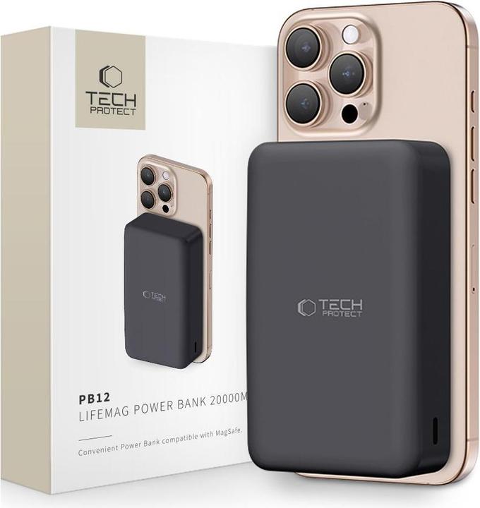 Produktbild Tech-Protect PB12 LifeMag (20000 mAh, 15 W, 20000 Wh)
