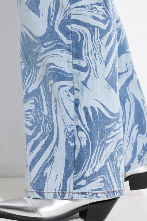Produktbild Angel of Style Jeans, Wide Legs, Laserprint, 5-Pocket (44)