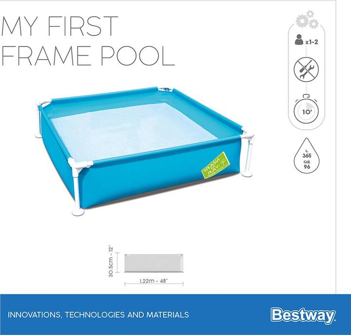Productafbeelding Bestway Mijn eerste kaderzwembad (122 x 122 x 30 cm)