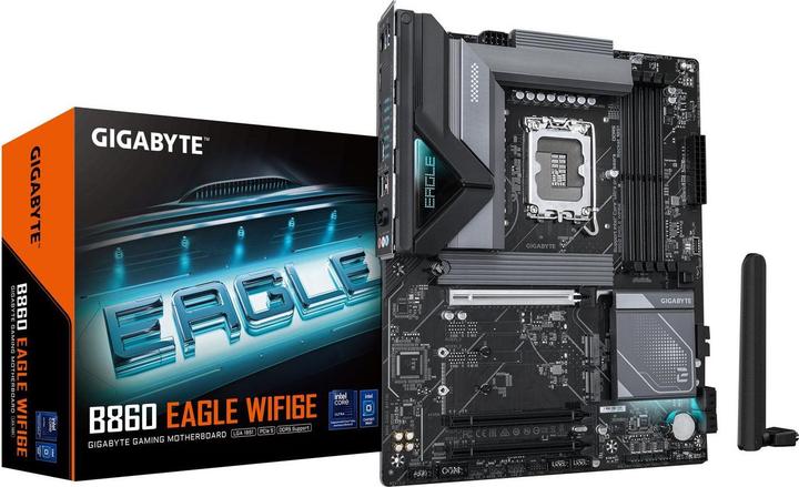 Productafbeelding Gigabyte MB GBT Intel 1851 B860 WIFI6E (Socket S1, Intel B860, ATX)