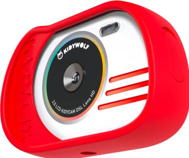 Actual product image Kidywolf Photo and video camera red
