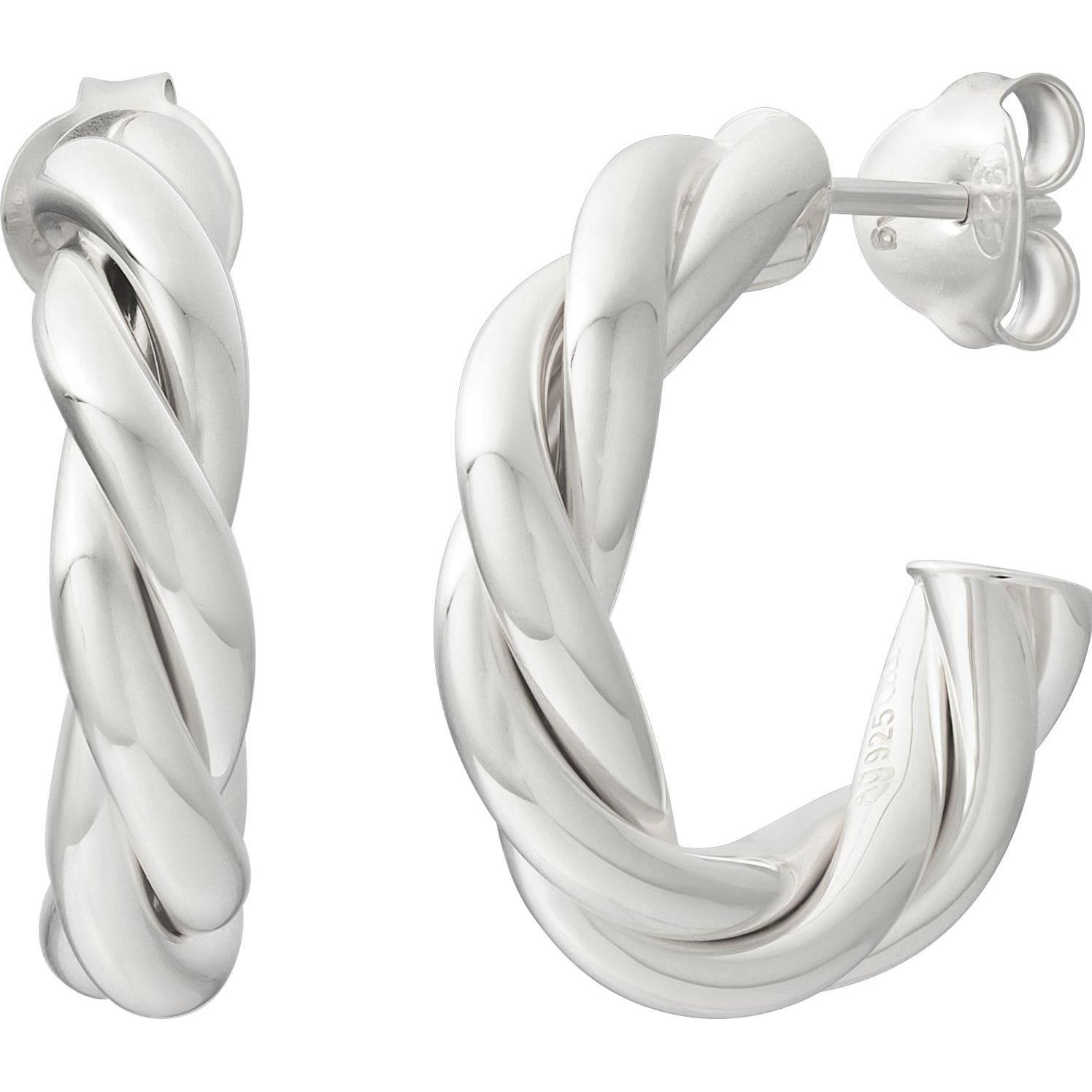 Caï, Ohrringe, Creolen, (925er Silber)