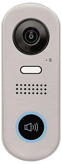Actual product image Indexa IP video door station IP220T1 surface mount w.1 call button PoE 28303