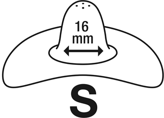 Produktbild NUK Brusthütchen zum Schutz empfindlicher Brustwarzen, Grösse S, 2 Stück, inkl. Schutzdose (S)
