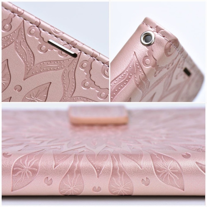 Produktbild Forcell Back panel cover OEM MEZZO Book case for XIAOMI Redmi 10C mandala rose gold (Xiaomi Redmi 10C)
