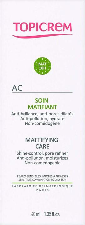 Produktbild Topicrem AC Mattifying Care (40 ml, Tagescreme)