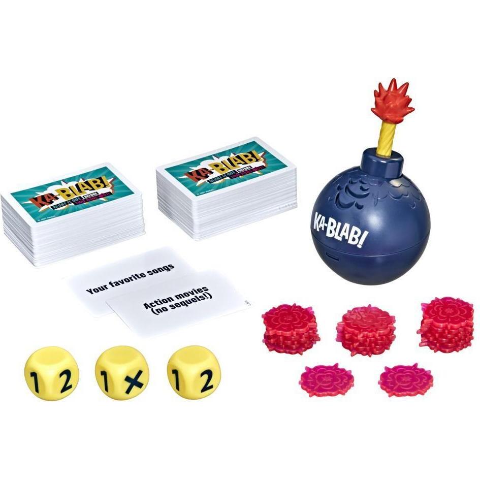 Thumbnail - Hasbro Gaming Ka-Blab! Party-Kartenspiel (Dänisch, Norwegisch)