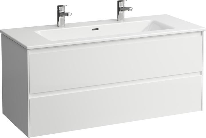 Produktbild Laufen Pro S Set Lani Komplettset 1200, Waschtisch, 2 Hahnlöcher, inkl. Waschtischunterbau, 1200x50