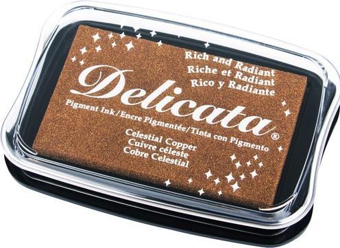 Actual product image Tsukineko Delicata Metallic Inkpad, Copper