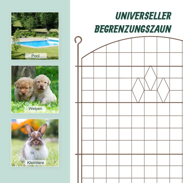 Produktbild Relaxdays 5x Teichzaun