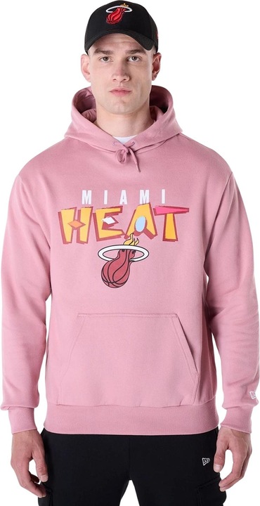 New Era Oversize Sweatshirt Miami Heat Graphic (M)