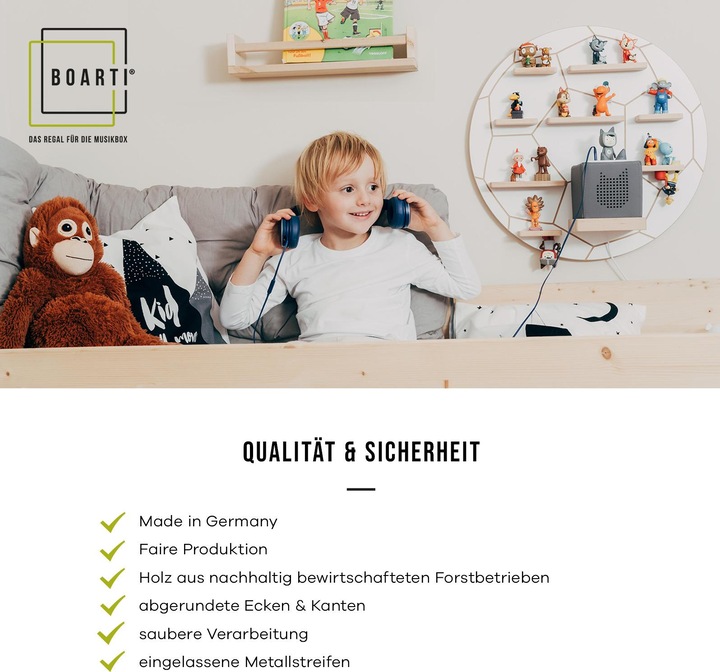 Produktbild Boarti Regal Heissluftballon Set Kinder Toniebox
