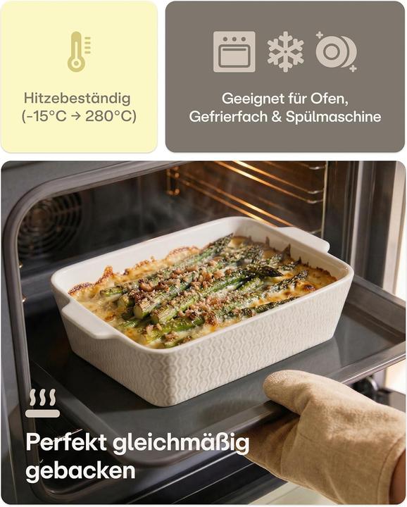 Produktbild Praknu Auflaufform mit extra hohem Rand