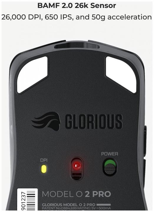 Actual product image Glorious PC Gaming Race O 2 PRO (Cable, Wireless)