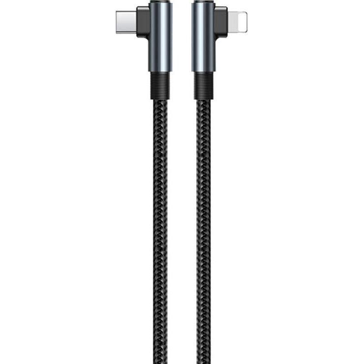 Remax Cable USB-C-lightning Ranger II, RC-C002, 1m, 20W (black) (1 m), USB Kabel