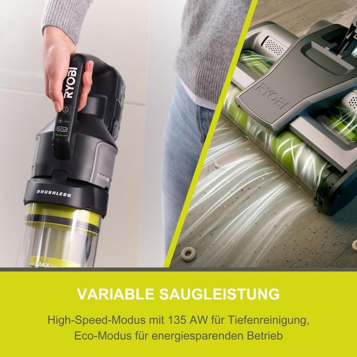 Image du produit Ryobi Akku-Sauger RASV18BL-0 ohne Akku und Ladegerät (Aspirateur sec)