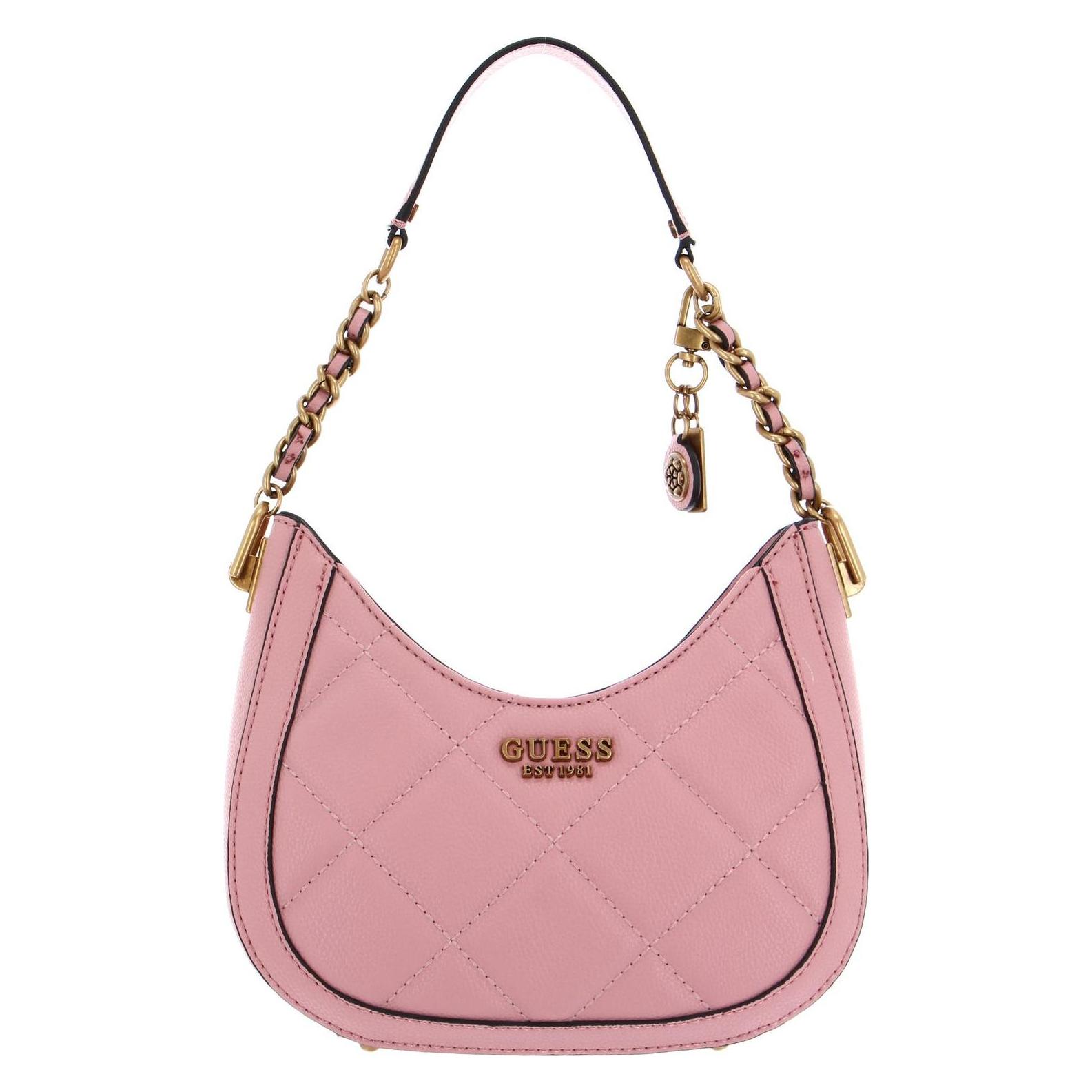 Guess, Damen, Handtasche, Abey Small Hobo, Rosa