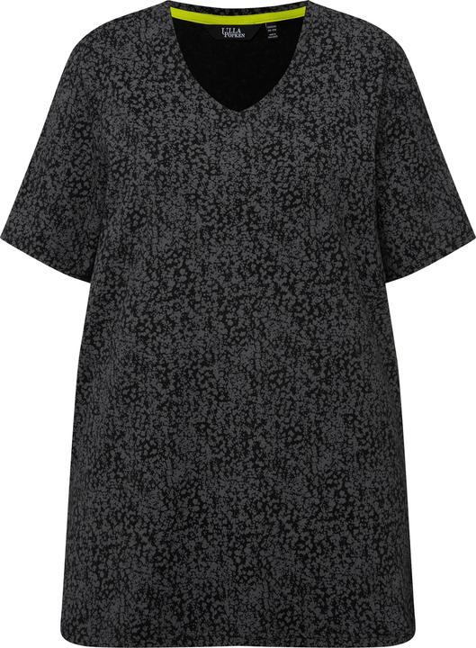 Produktbild Ulla Popken T-Shirt, Punkte, A-Linie, V-Ausschnitt, Halbarm (46, 48)