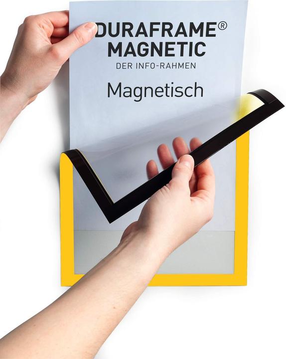 Produktbild Durable 2 Magnetrahmen DURAFRAME® MAGNETIC A4 gelb