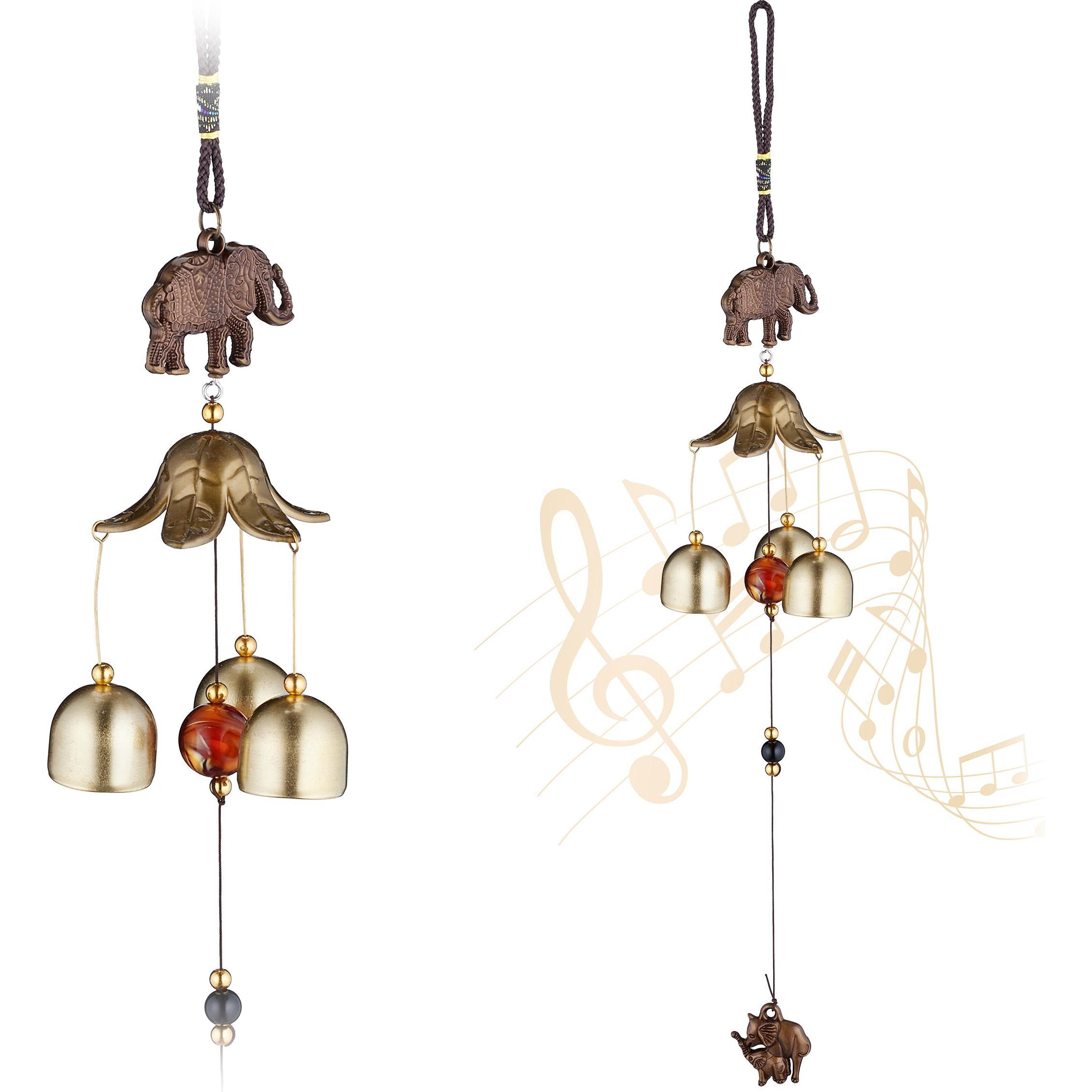 Relaxdays, Aussendekoration, 2x Windspiel