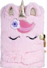 Astra Tagebuch mit Vorhängeschloss A5/80K Fluffy Unicorn (A5, Liniert)