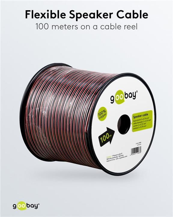 Produktbild Goobay 15083 (100 m, 0.75 mm²)