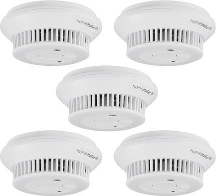 Actual product image Homematic IP Set of smoke alarms 5x SWSD-2