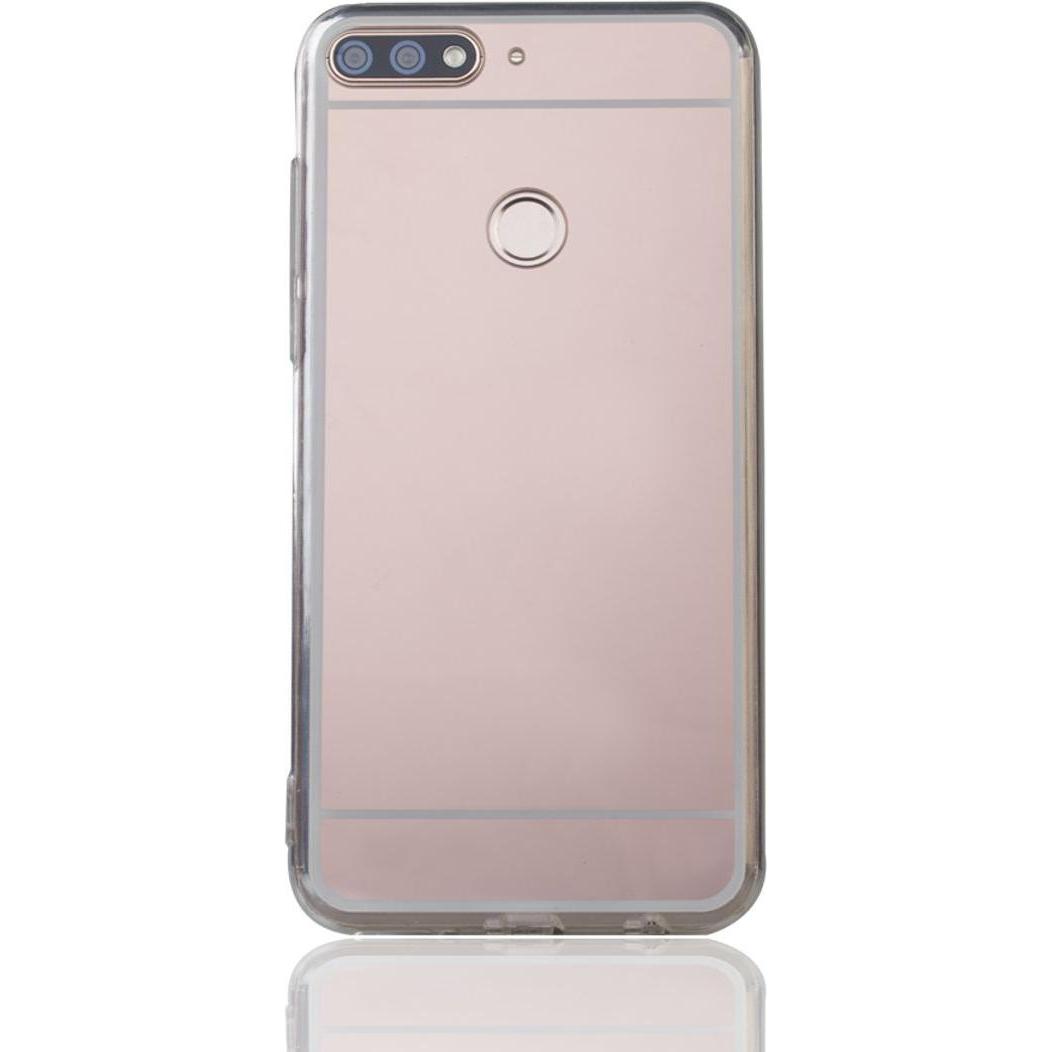 Thumbnail - König Design Huawei Honor 7C Hülle Case Handy Cover Schutz Tasche Schutzhülle Spiegel Pink (Honor 7c), Smartphone Hülle,...