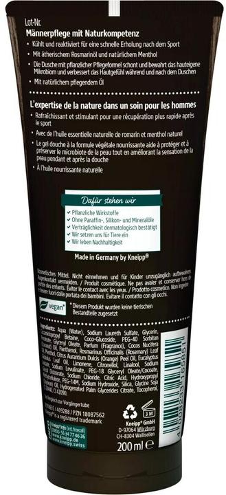 Produktbild Kneipp 2 in 1 Dusche Sport (200 ml)