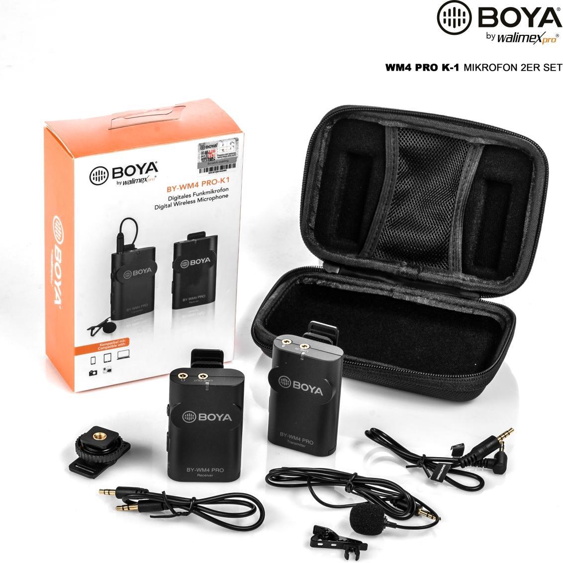 Thumbnail - Walimex pro pro Boya WM4 Pro K-1 Mikrofon 2er Set, Mikrofon