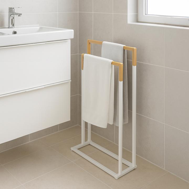 Actual product image Relaxdays Towel rack