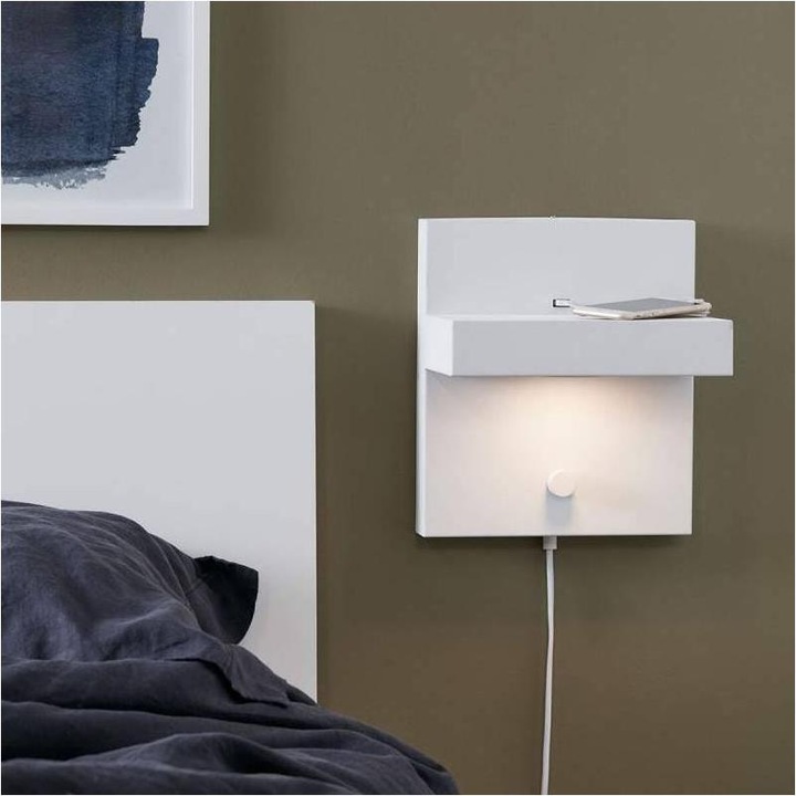 Actual product image Markslöjd MARKSLOJD Kubik Wall Lamp White (525 lm)