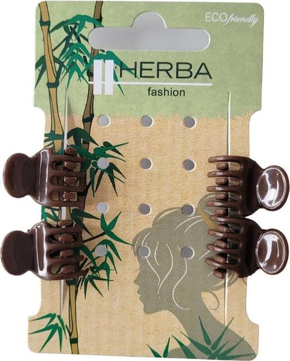 Herba Ecofriendly Pinzettina 1.6cm braun (4 pcs)