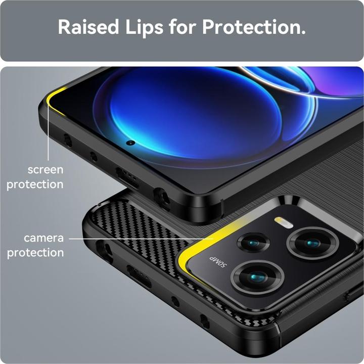 Image du produit Screenguard Xiaomi Redmi Note 12 Pro 5G Housse Carbon Brushed Soft TPU (Xiaomi Redmi Note 12 Pro 5G)