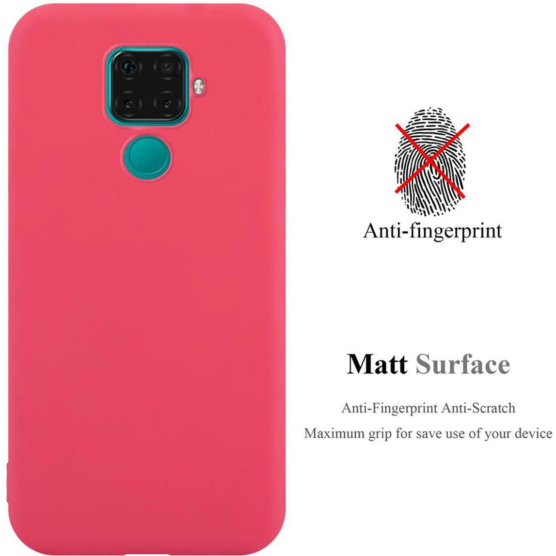 Thumbnail - Cadorabo TPU Candy Cover (Huawei Mate 30 Lite), Smartphone Hülle, Rot