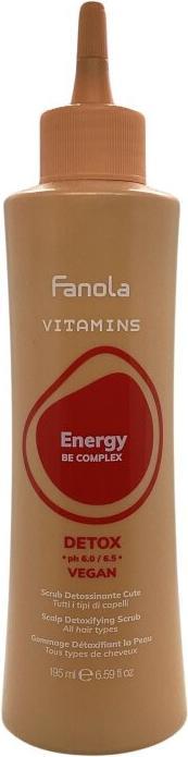 Actual product image Fanola Vitamins Detox Scalp Fluid Scrub 275ml (195 ml)