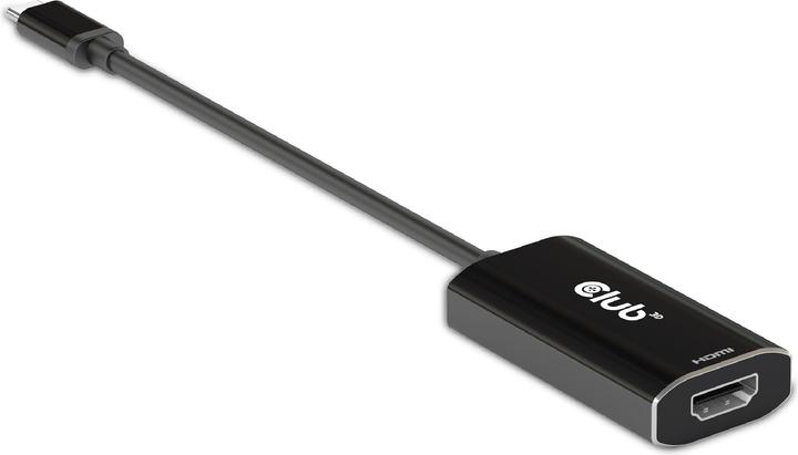 Produktbild Club 3D USB-Typ-C Gen2 auf HDMI™ 4K120Hz HDR10 mit DSC 1.2 aktiv St./B. (HDMI, 15 cm)