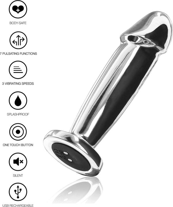 Image du produit Toy Joy Plug vibrant en métal The Intruder