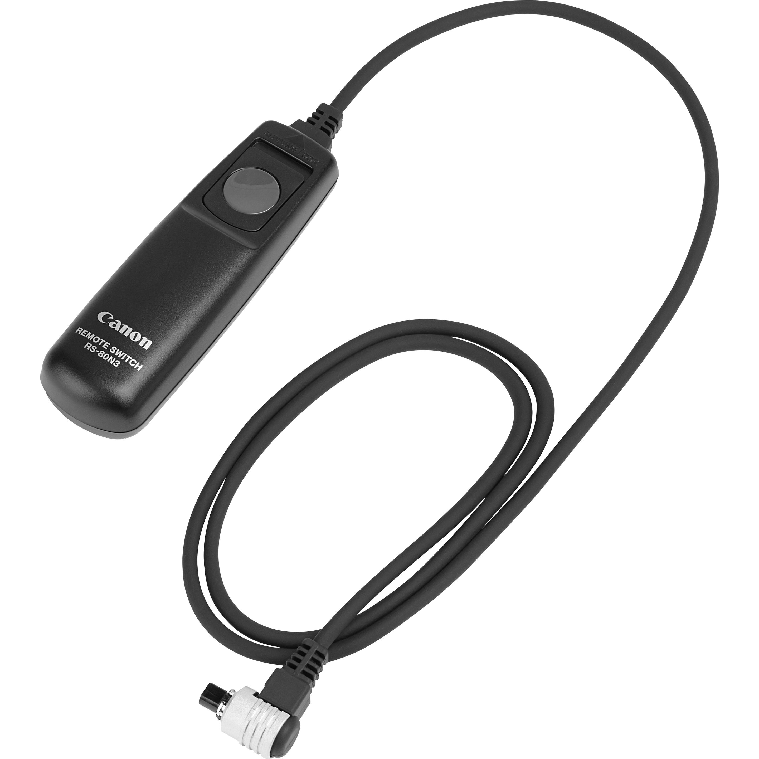Canon Rs-80 N3 (Kabel), Fernauslöser, Schwarz