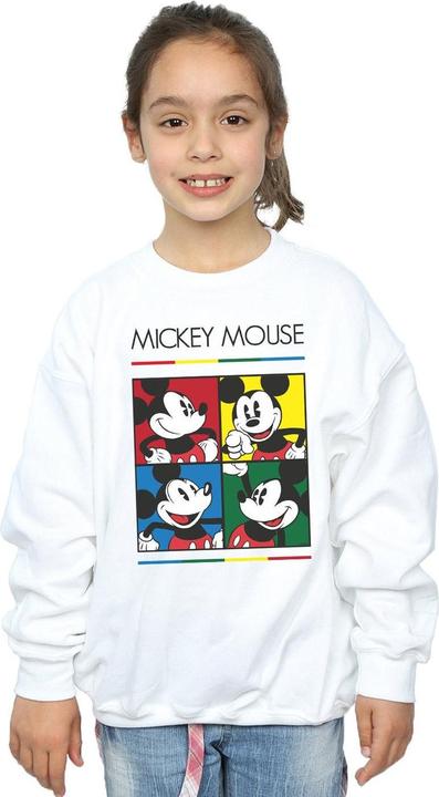 Produktbild Disney Mickey Mouse Square Colour Sweatshirt Mädchen (152, 158)