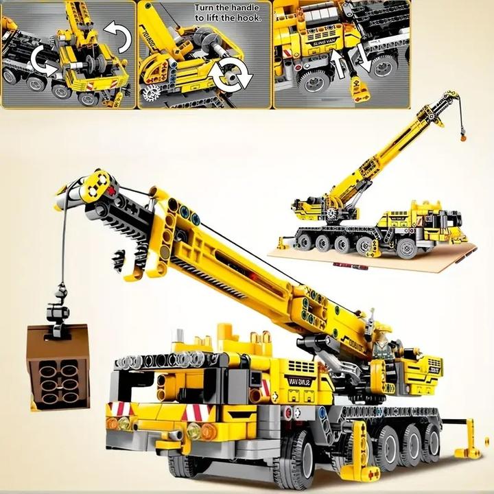 Baka Technik Kran Modell – 665 Teile Bauset